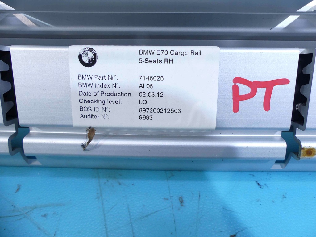 фото №10, Рейки багажника kpl bmw x5 e70 lift