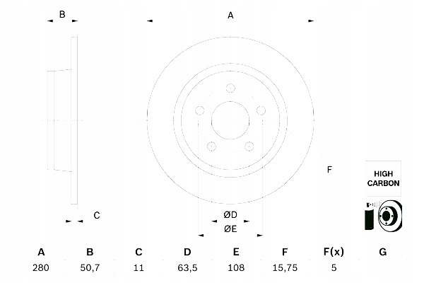 фото №1, Bosch 986 479 g71 диск гальмівна