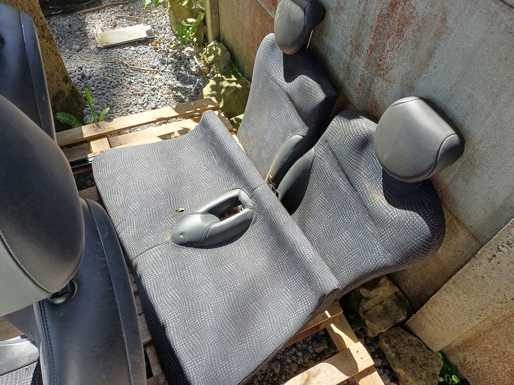 фото №5, Mini one cooper r50 сидіння водія пасажира заднє сидіння задня задня напівшкіра kpl