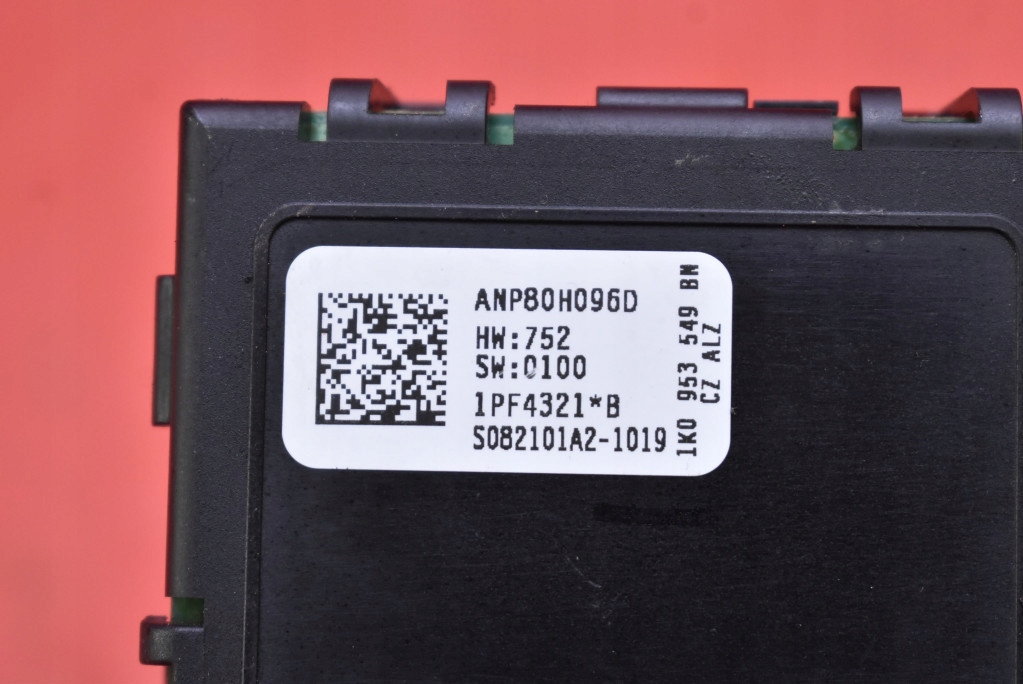 фото №9, Блок керування модуль kąta повороту 1k0953549bn vw touran 1 i 2.0 tdi 140 km 06-10