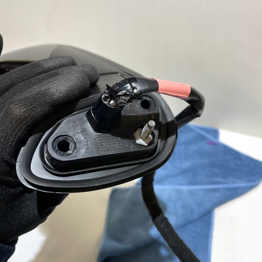 фото №10, Nissan micra k14 правое зеркало 9 pinów кабели