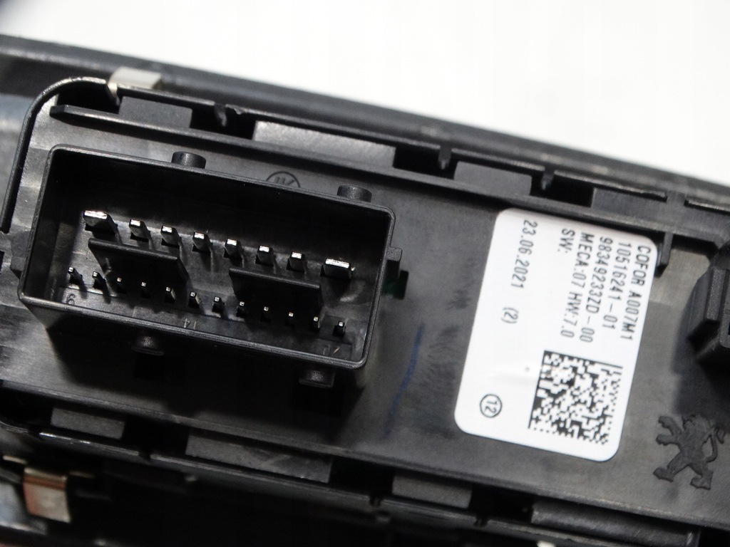 фото №13, Перемикач скло дзеркал лівий перед citroen c4 iii 9831082880 20r.-