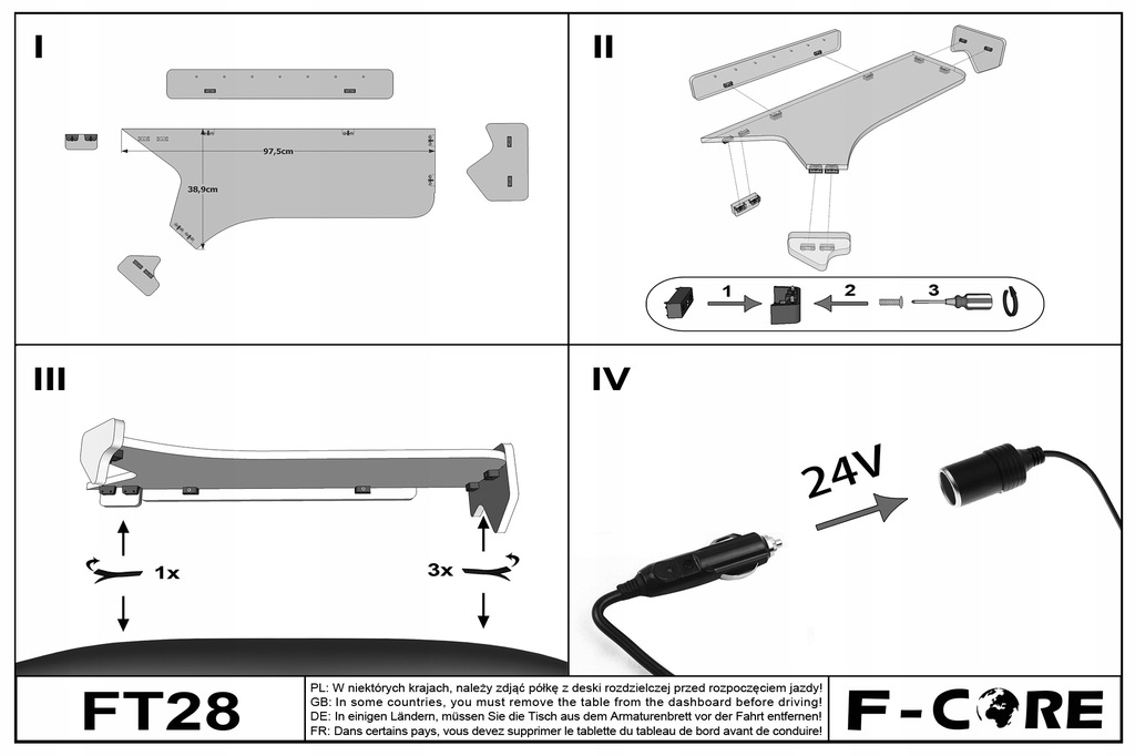 фото №7, Полка tir iveco stralis hi-way 13-16 приборная панель полка