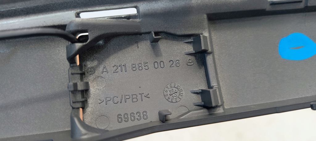 фото №14, Молдинг бампера перед права накладка-спойлер mercedes e w211 amg