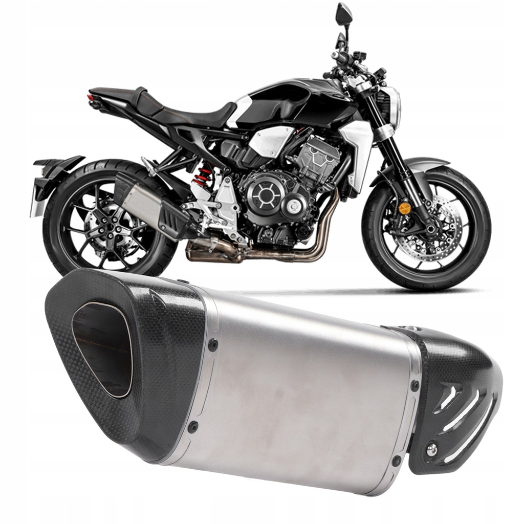 фото №12, 51mm универсальная труба выхлопная motocykla гаситель выпускной с волокна