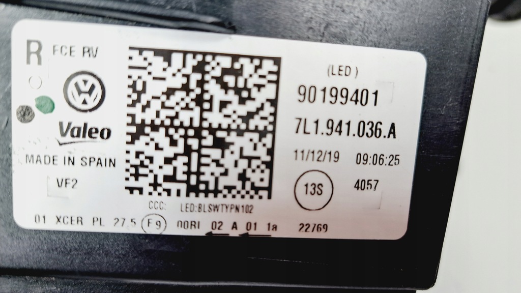 фото №14, Vw t6 multivan transporter lift 19+ лампа права full led 7l1941036a