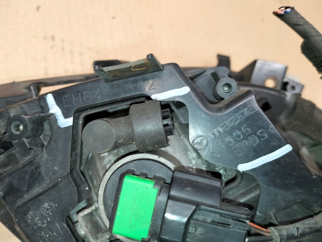 фото №8, Противотуманная фара решётка поворотник бампера mazda cx7 cx-7 lift 2009-2012 левый