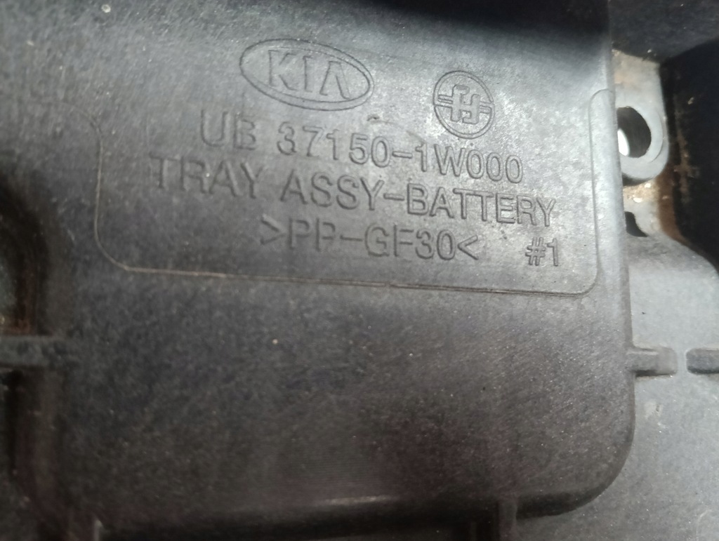 фото №5, Основание аккумулятор 37150-1w000 kia rio iii 1.1 crdi