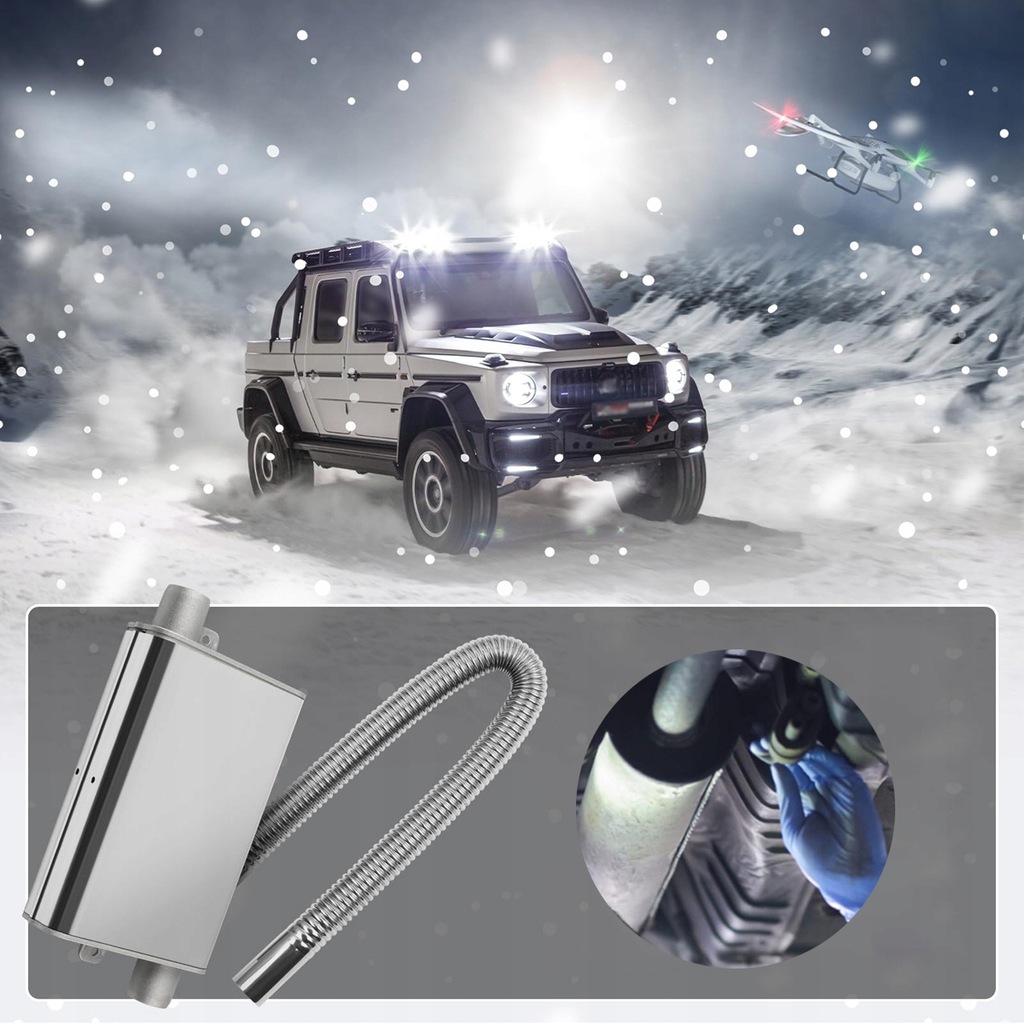 фото №10, Гаситель do отопления стояночного набор + труба выхлопная 60cm