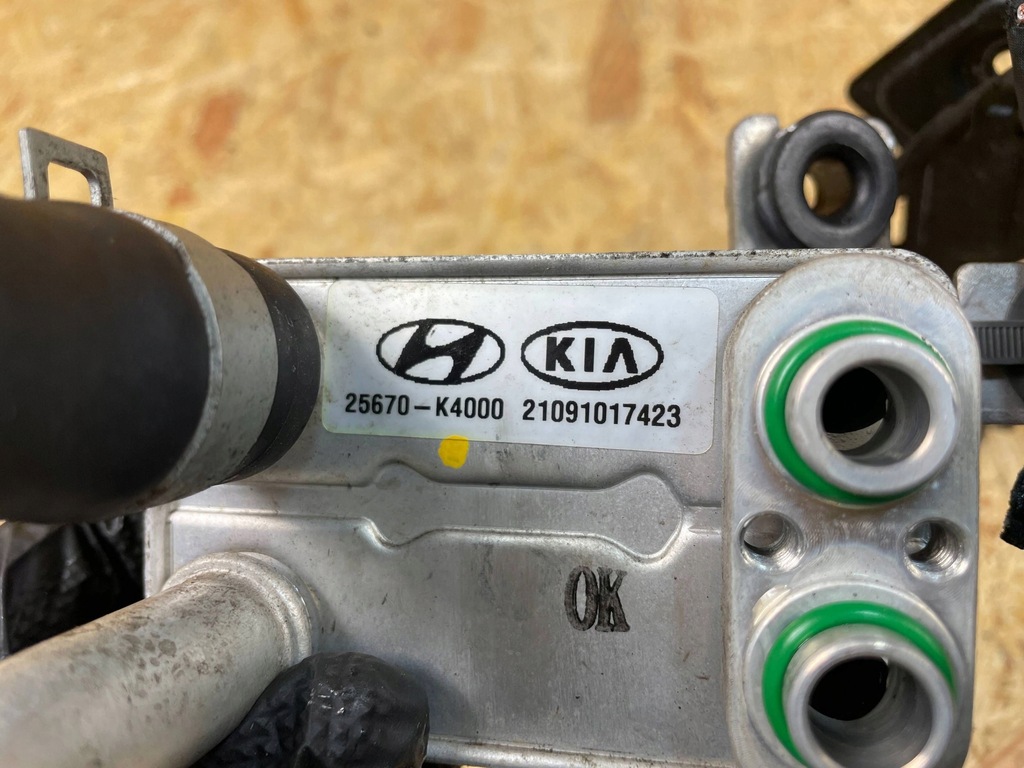 фото №10, Радиатор радиатор кондиционера kia niro i hyundai kona ev 25670-k4000