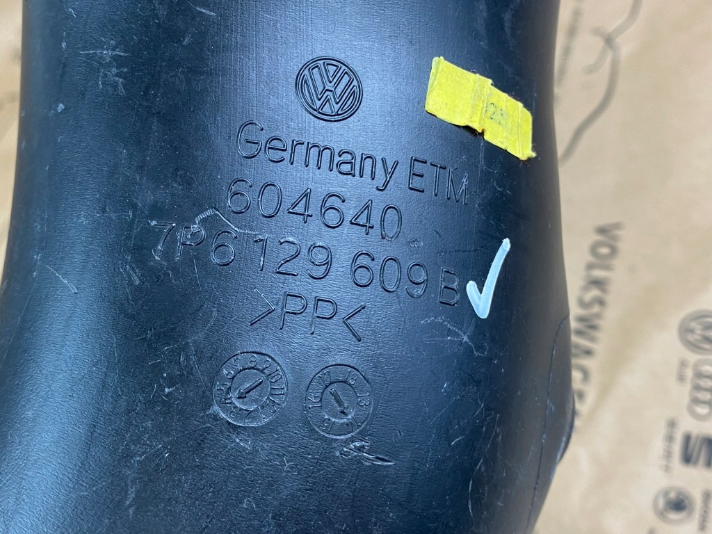 фото №3, Gd vw touareg 2010-2015 труба фільтра 7p6129609b