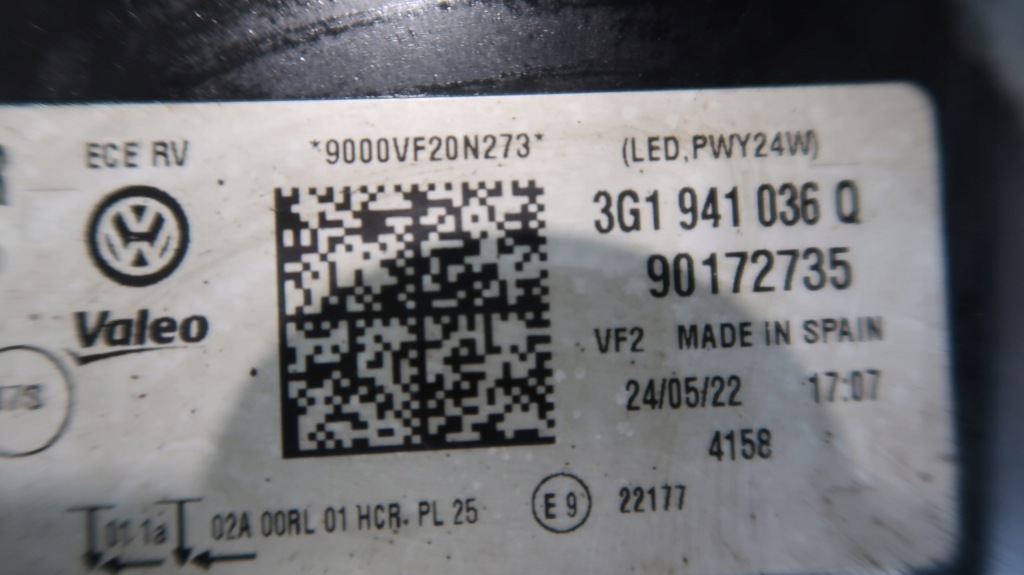 фото №8, Лампа передняя правая vw passat b8 lift 2019- full led 3g1941036q