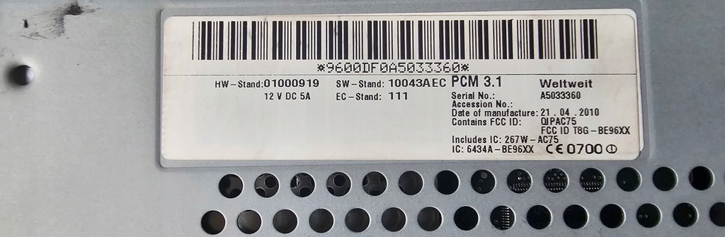 фото №7, Porsche panamera 970 cayenne ii радио навигация 7pp919193r 97064297001