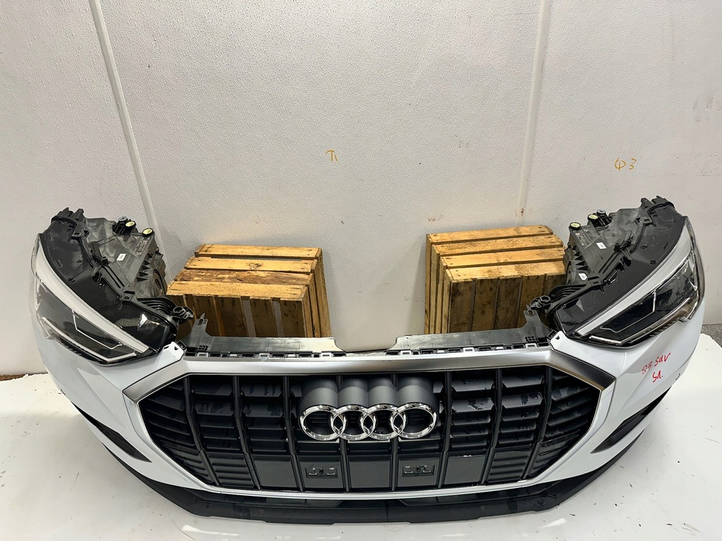 фото №6, Audi q3 83a 83f kompletny перед радиатор бампер pas передний full led