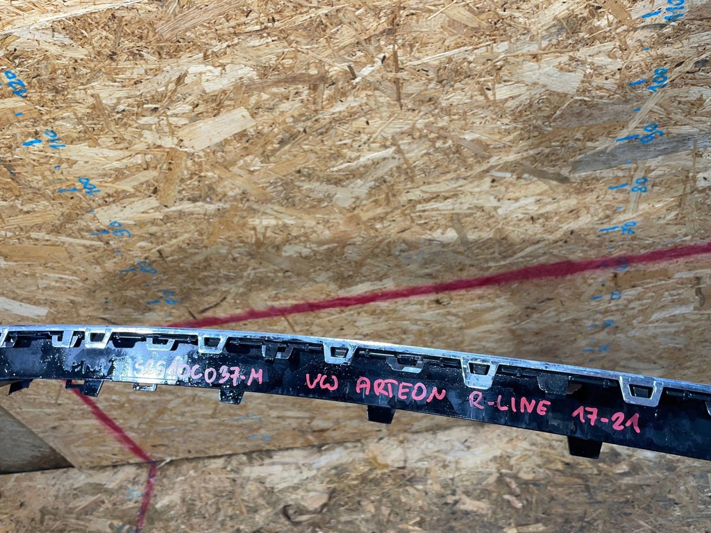 фото №10, Vw arteon 17-20 r-line решётка радиатора решётка нижняя бампера перед передняя хром