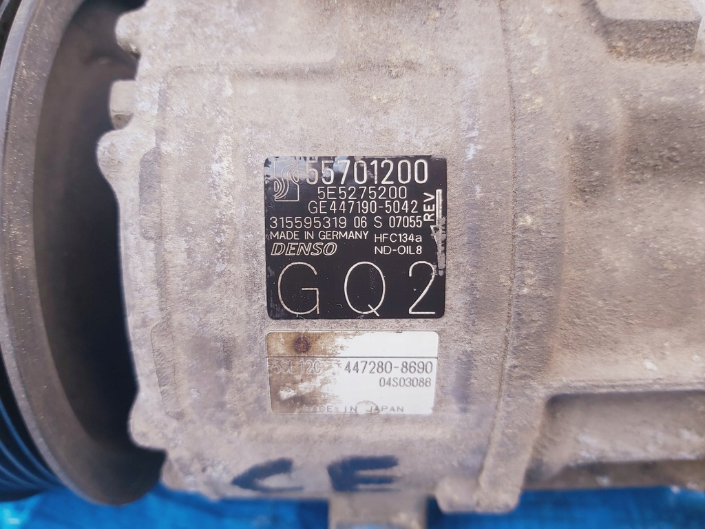 фото №7, Opel-części corsa d e компрессор кондиционера 1.0 1.2 1.4 55701200 gq2