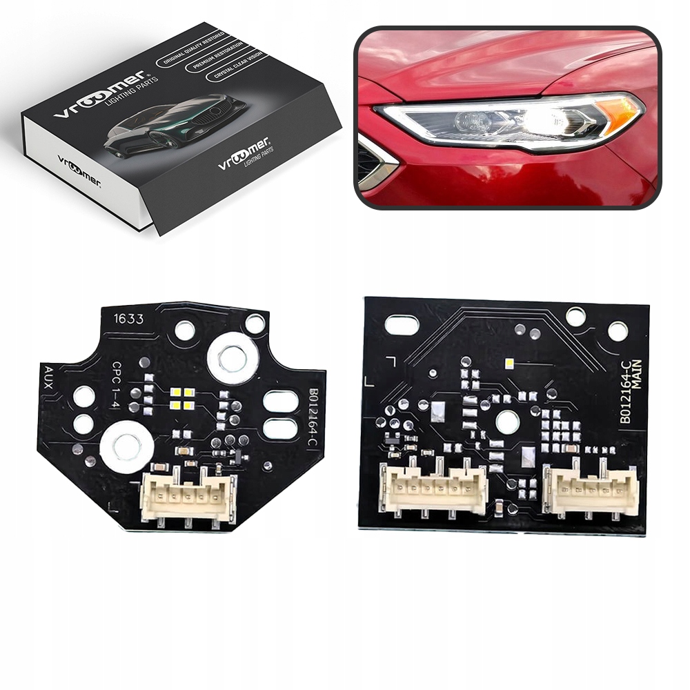 фото №1, Модуль пластина led drl лампи фара ford fusion mk2 cd4 lift 2017 - 2019