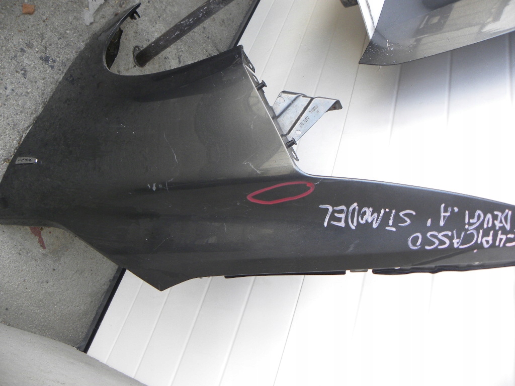 фото №7, Citroen c4 picasso lift 2017 rok,lampa права, бампер, капот