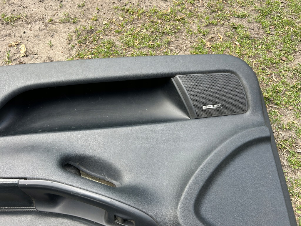 фото №9, Оббивка обшивки двері чорна шкіра audi a4 s4 b5