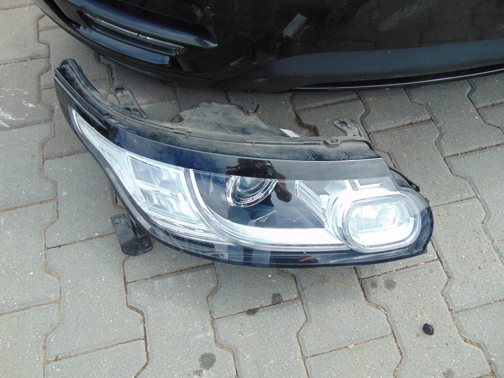 фото №6, Kompletny перед капот бампер range rover sport l494 3.0d 4xpdc ксенон 2xkam