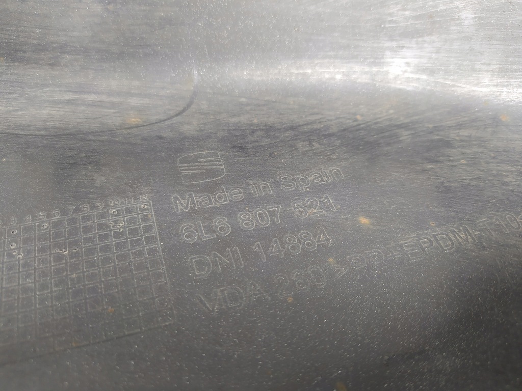 фото №9, Спойлер накладка бампера задня - seat ibiza iii