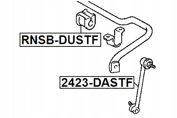 фото №3, Стержень стабилизатора передний renault duster 2011- febest