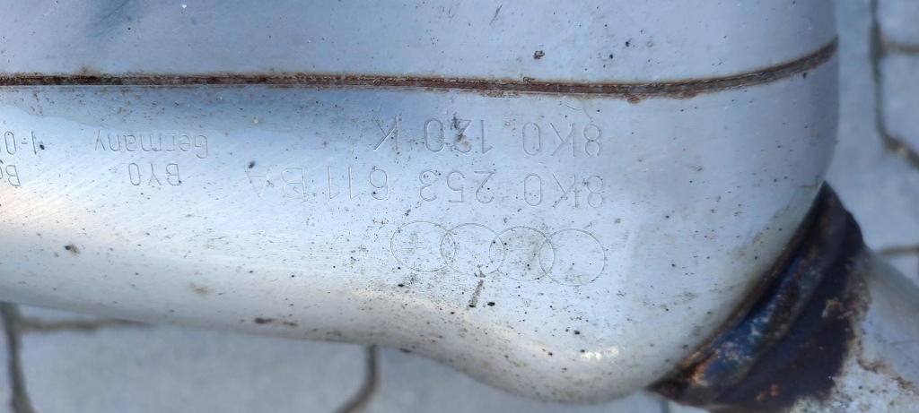 Audi a5 a4 b8 гасник вихлоп 2.0tfsi 8k0253611bb 8k0253611ba 8k0253411ac Ціна