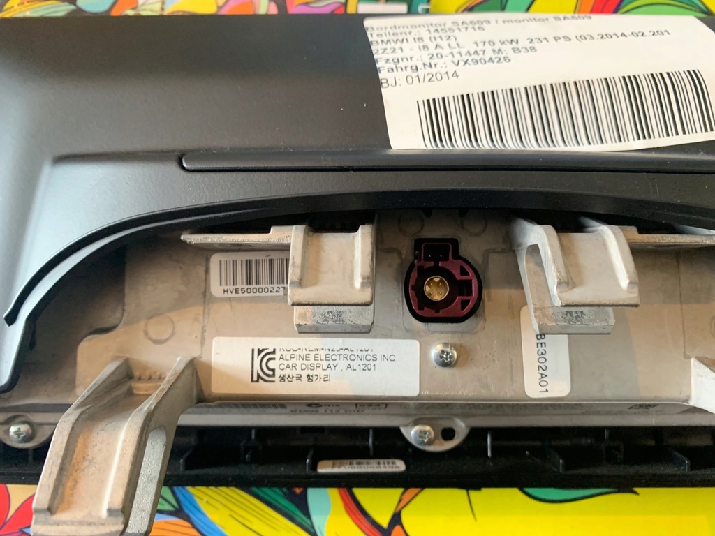 фото №7, Экран монитор дисплей bmw i8 i12 9309532