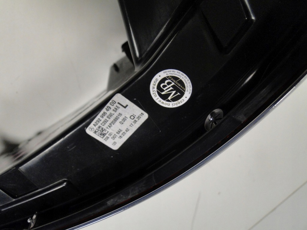 фото №8, Mercedes gle 292 c292 w292 лампа задняя левая coupe