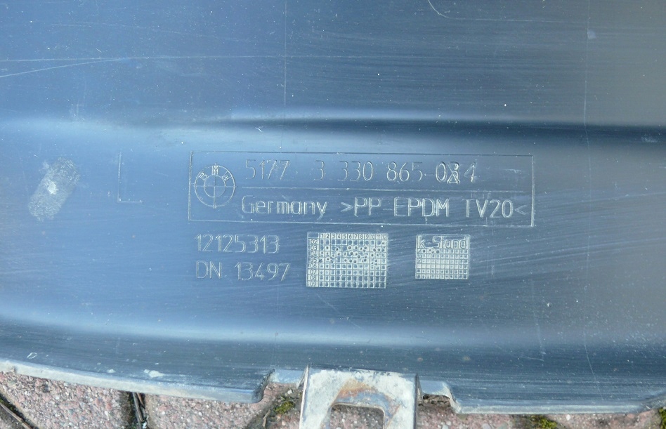 фото №9, Молдинг накладка порог порог крепление левая bmw x3 e83 04-07r.