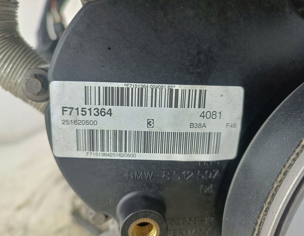 фото №8, Двигун kompletny bmw x1 f48 f45 f46 f40 1.5 turbo b38a15a