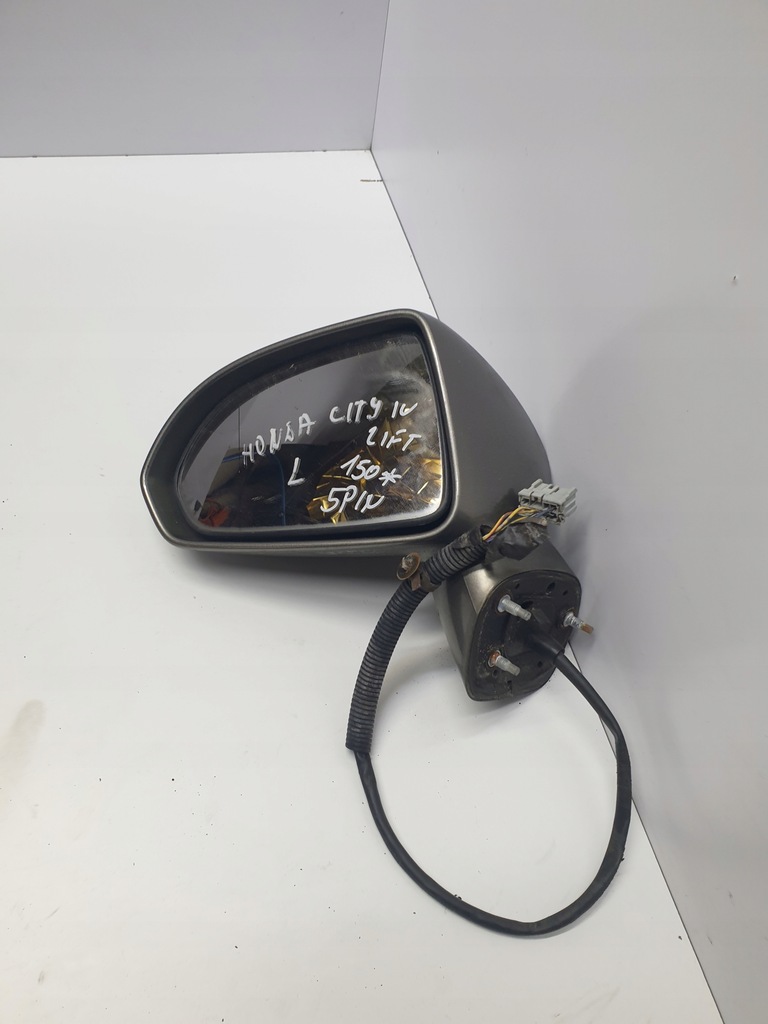 фото №1, Зеркало левая 5 pin honda city iv lift