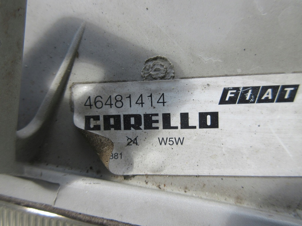 фото №8, Фара лампа ліва fiat punto i carello 46481414