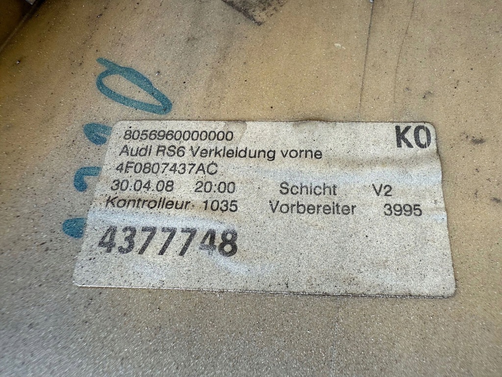 фото №10, Бампер audi rs6 c6 оригінал