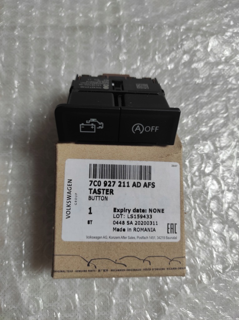 фото №1, Vw crafter перемикач 7c0927211ad afs