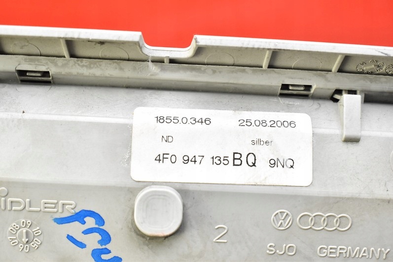 фото №9, Лампа освітлення салону перед 4f0947135bq audi a6 c6 04-08
