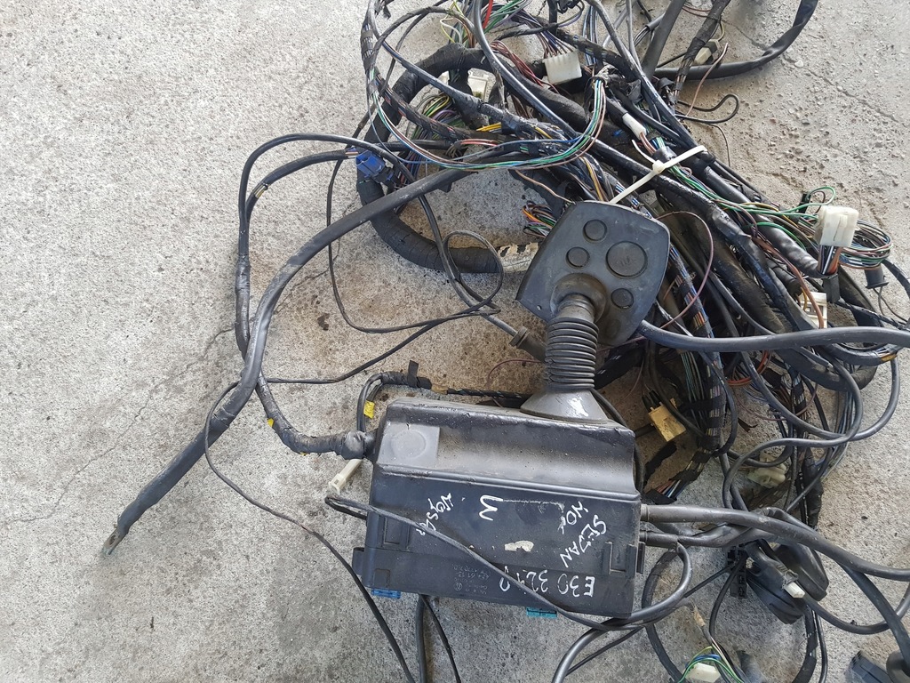 фото №6, Джгут електропроводка салонна bmw e30 324d m21 sedan вузька лампа автоматична коробка передач europ