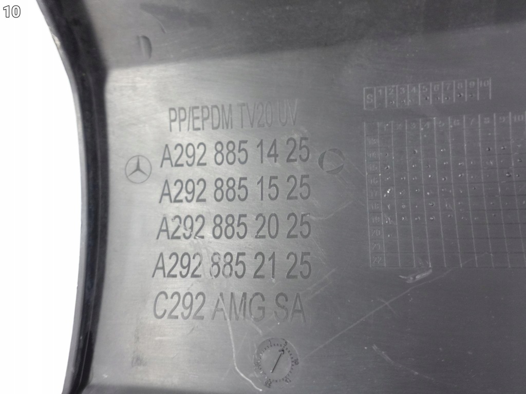 Mercedes gle c292 купе amg 15-19 бампер спойлер хром задний  kompletny Доставка