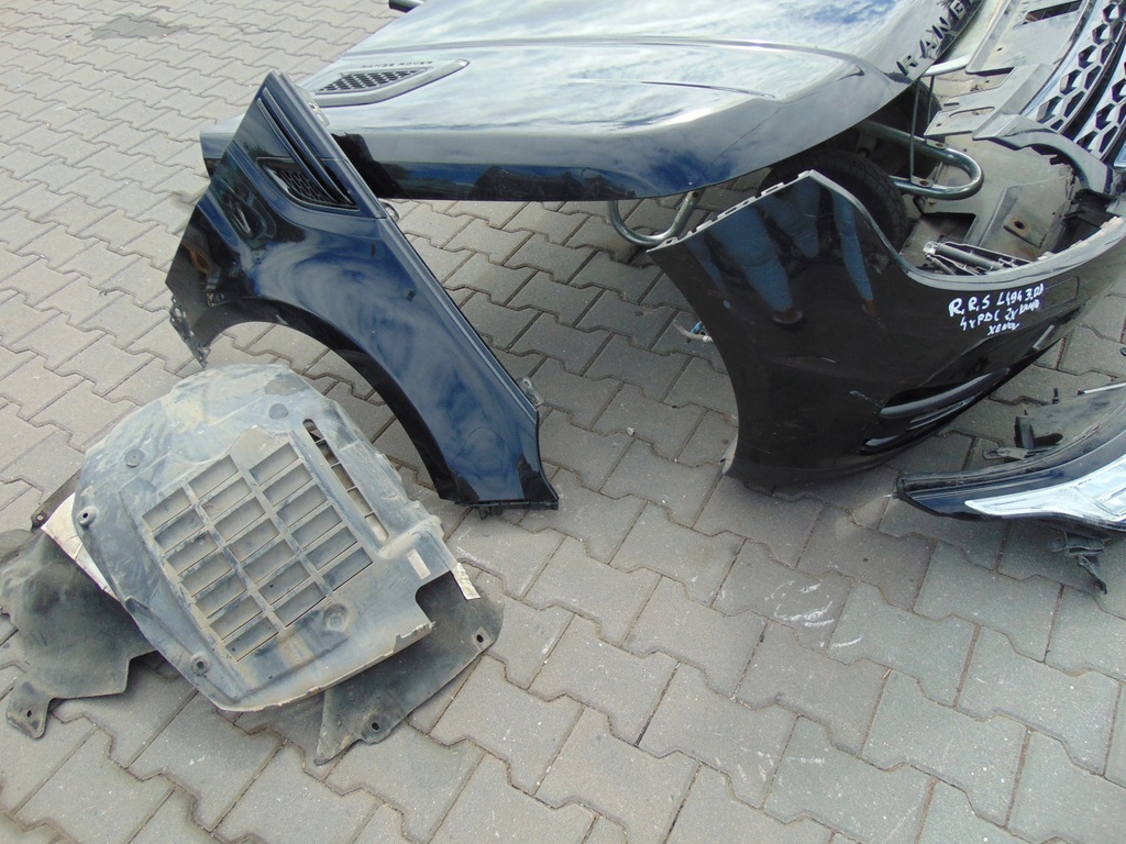 фото №3, Kompletny перед капот бампер range rover sport l494 3.0d 4xpdc ксенон 2xkam