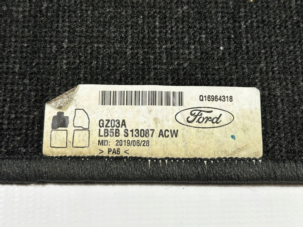 фото №7, Коврик коврики перед передние велюровые ford explorer 2020+