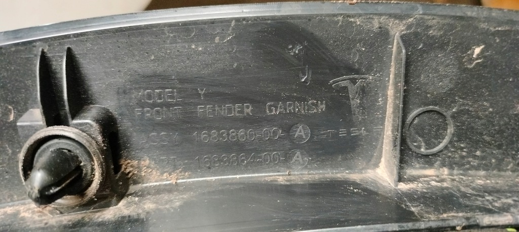 фото №11, Молдинг накладка крыла перед задняя tesla y