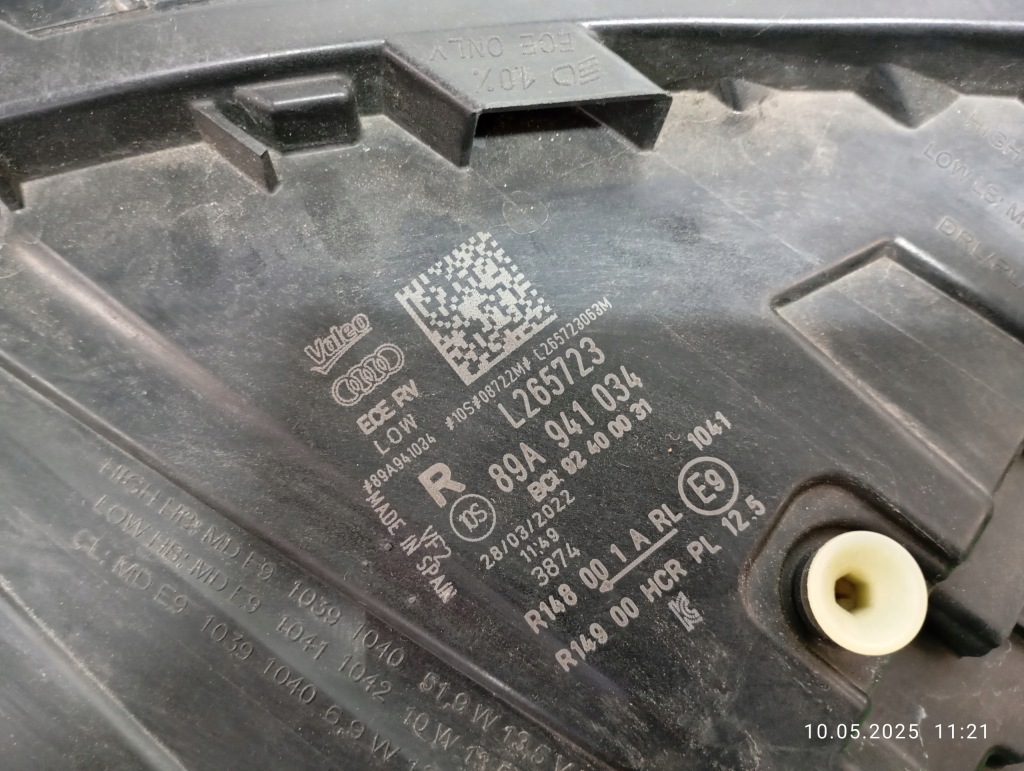 фото №12, Лампа правая передняя full led audi q4 e-tron 89a941034