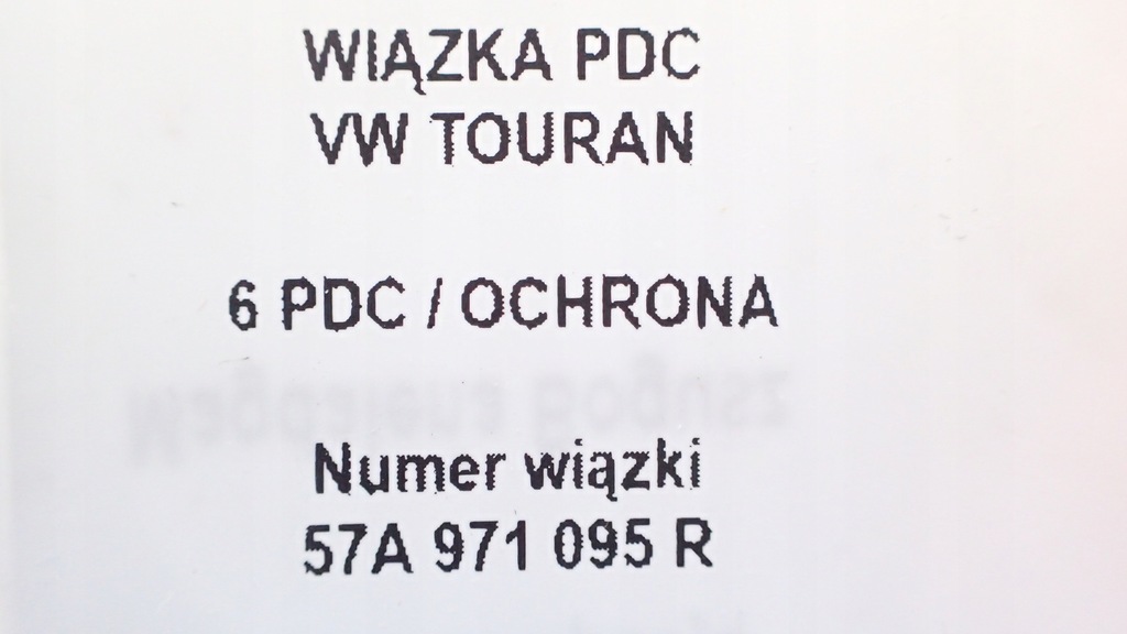 фото №11, Джгут 6 pdc захист pieszego vw touran 5ta971095r + датчики pdc