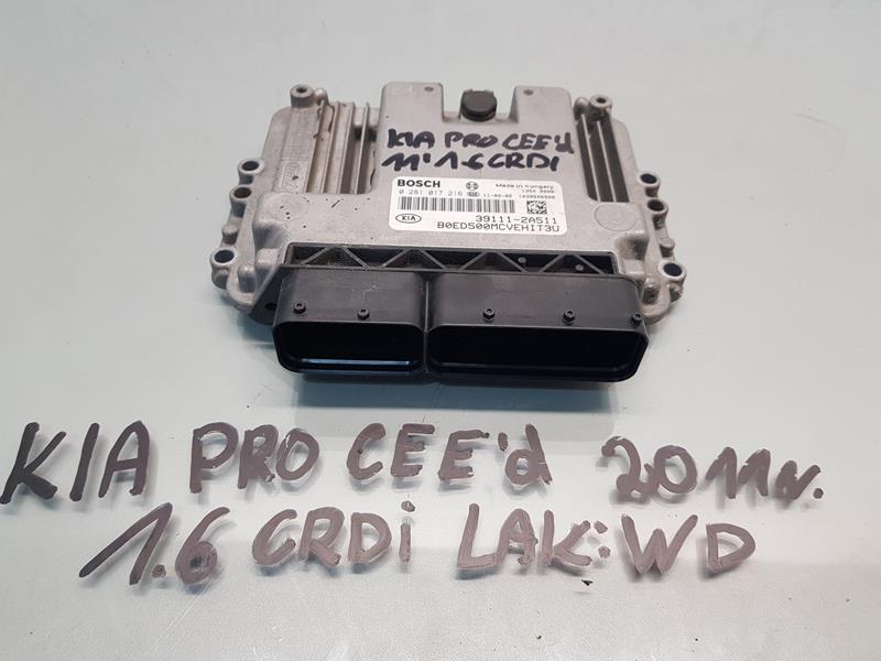 фото №1, Бортовий комп'ютер двигуна pro ceed i 1.6 crdi
