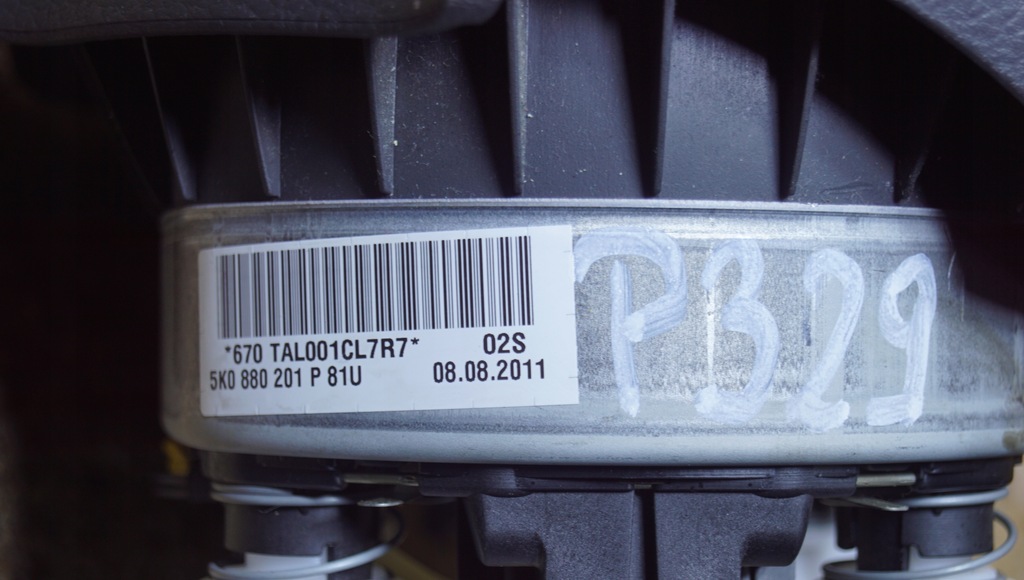 фото №13, Подушка подушка безпеки водія vw golf vi 5k0880201p