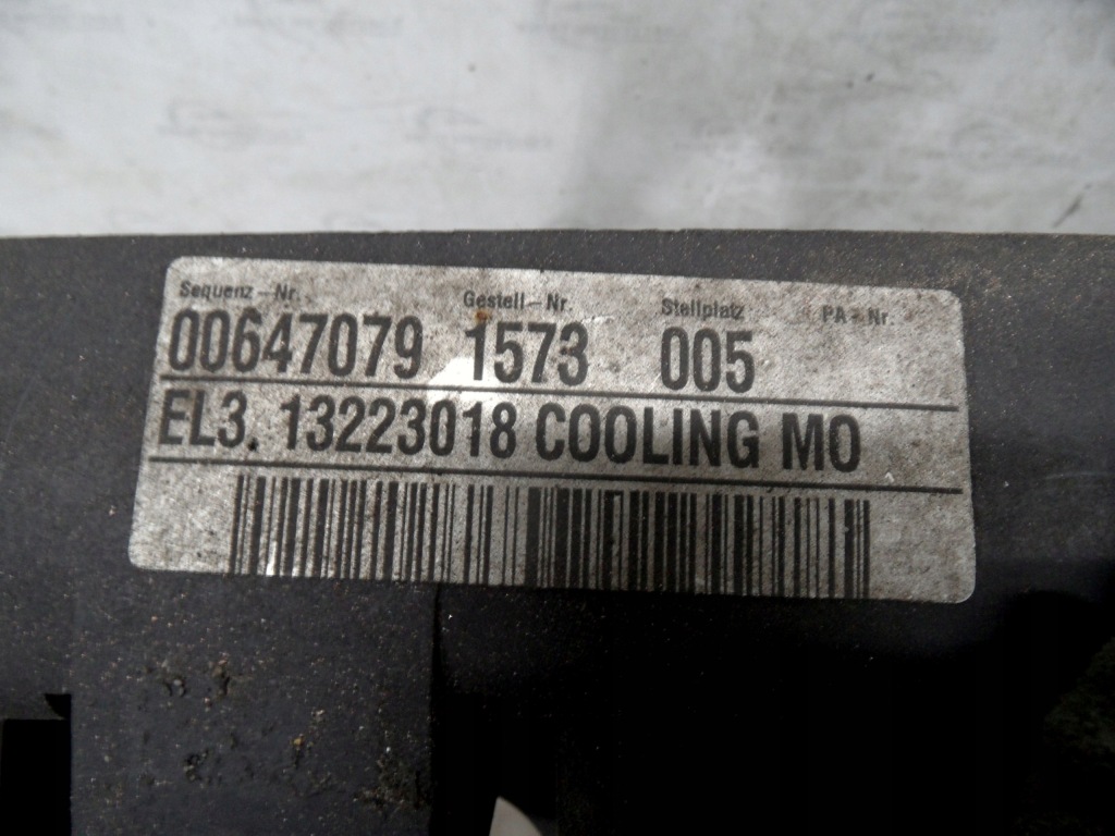 Opel insignia a 11r вентилятор радиатора 13223018 p8658004 00647079 в Украине