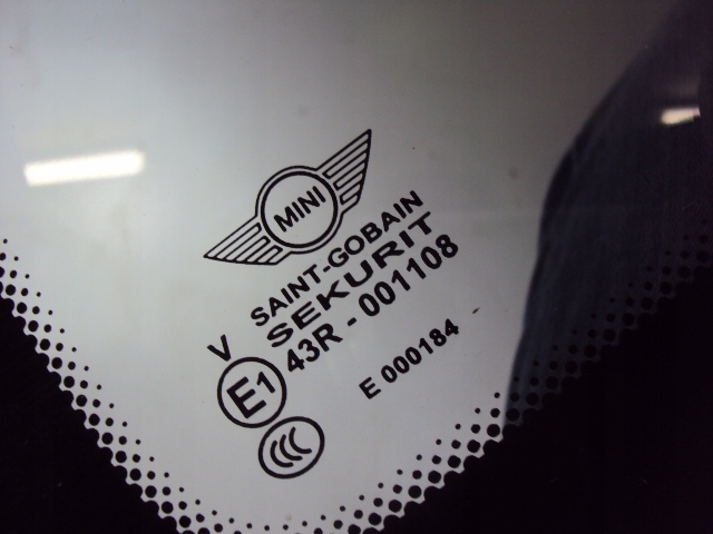 фото №4, Скло кузовна лівий задня mini cooper s r56 2008