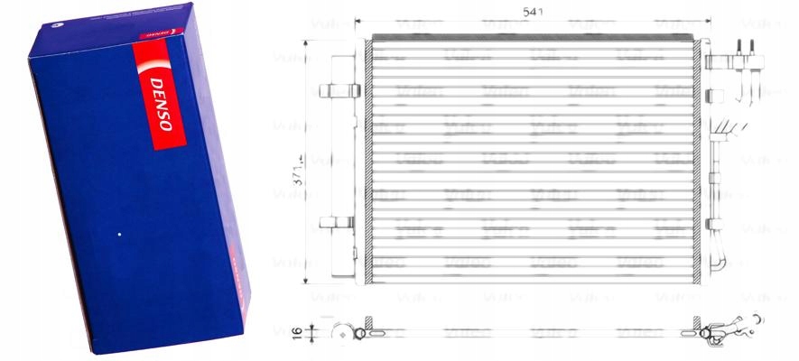 фото №1, Радиатор кондиционера с осушитель hyundai kia ix