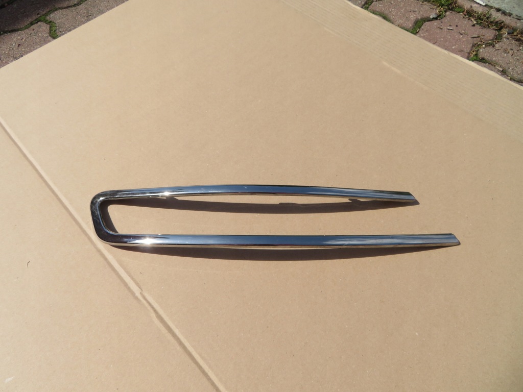 фото №1, Berlingo iii iv рамка накладка правая хром led now