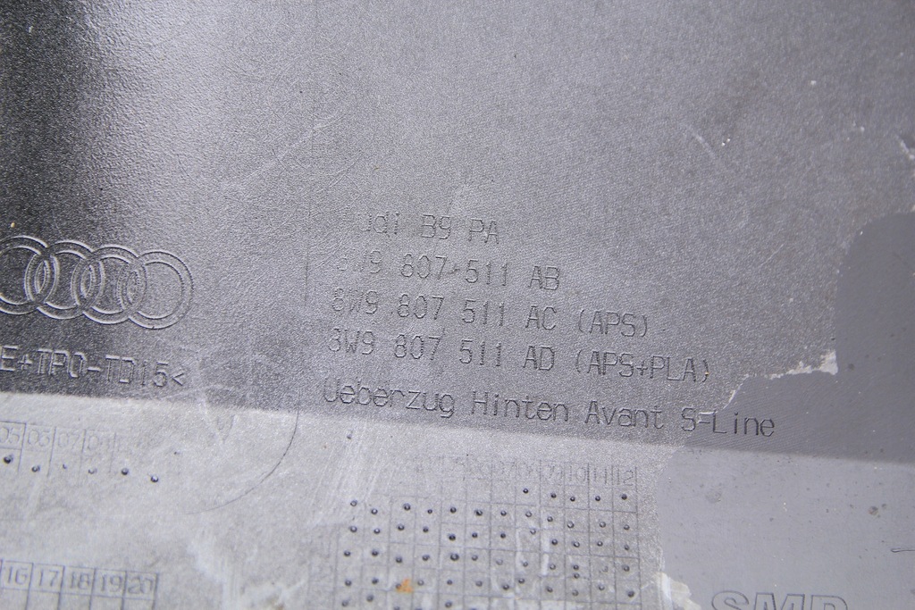 фото №11, Оригинальный бампер задняя audi a4 s4 b9 fl lift kombi s-line 19-24r 8w9807511